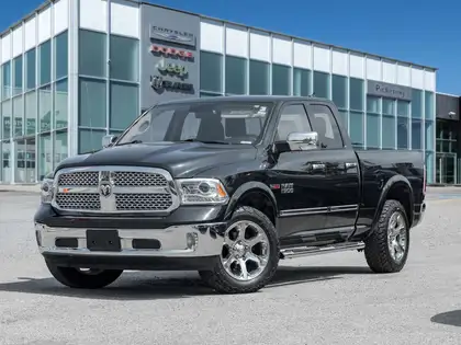 Black 2018 RAM 1500 Pickup Truck Four-Wheel Drive 8-Speed Automatic