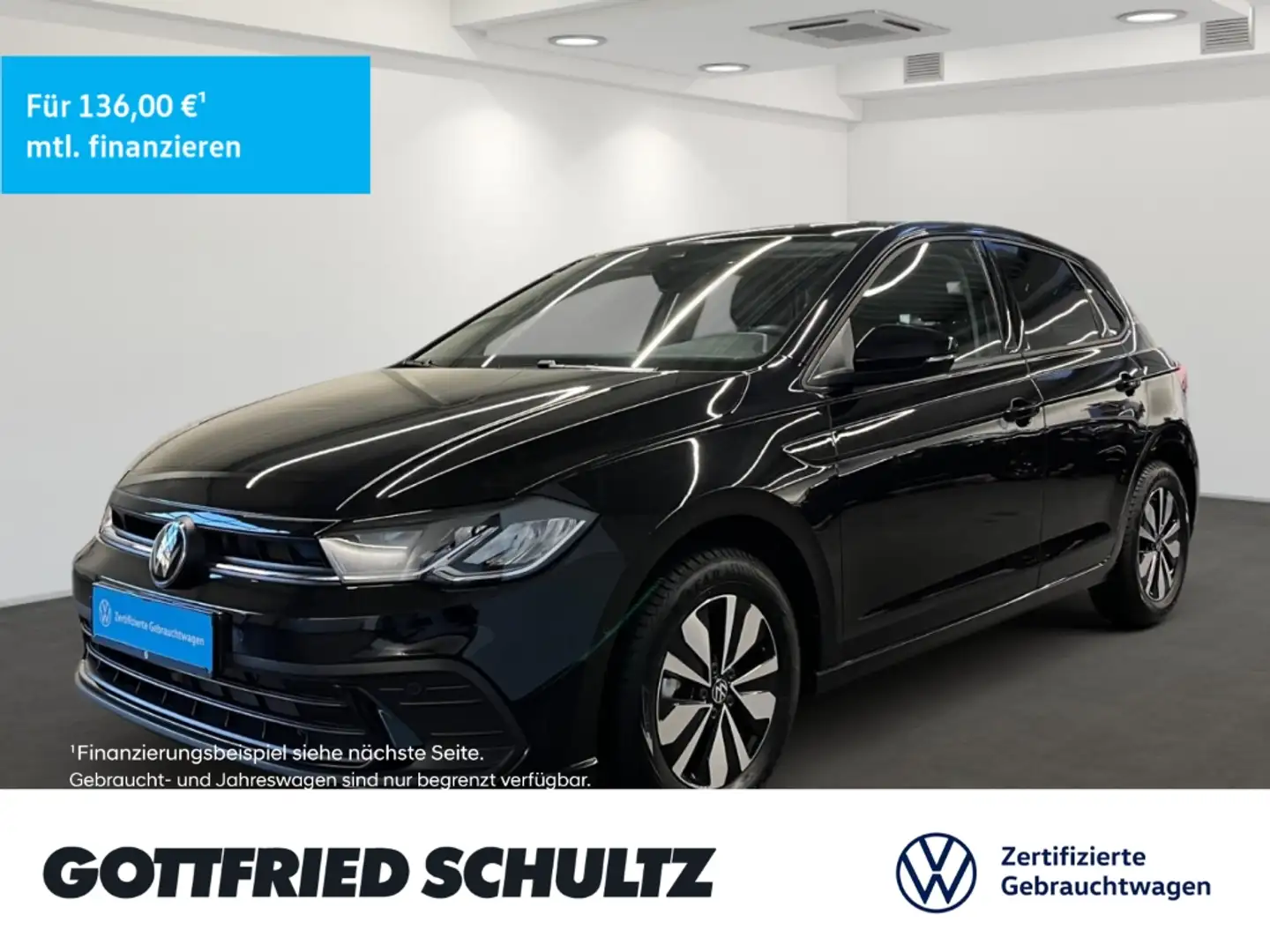 Volkswagen Polo 1.0 TSI DSG Goal Navi Sitzheizung ACC Leichtemtall Schwarz - 1