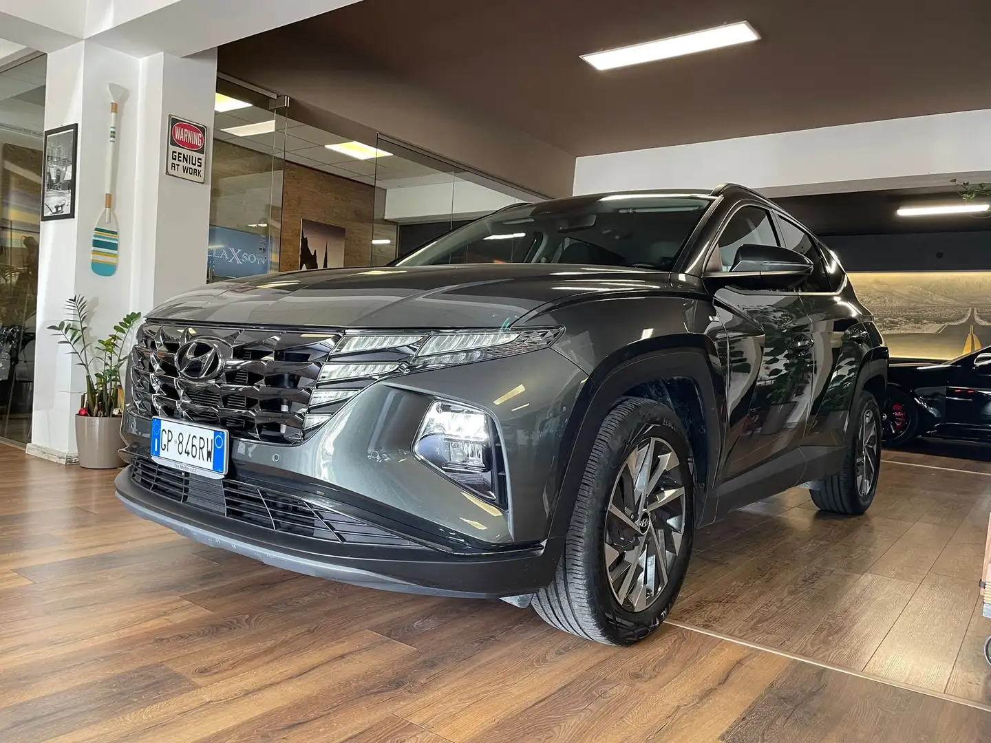 Hyundai TUCSON Tucson 1.6 t-gdi 48V NLine Hyundai Advanced  dct Grigio - 1