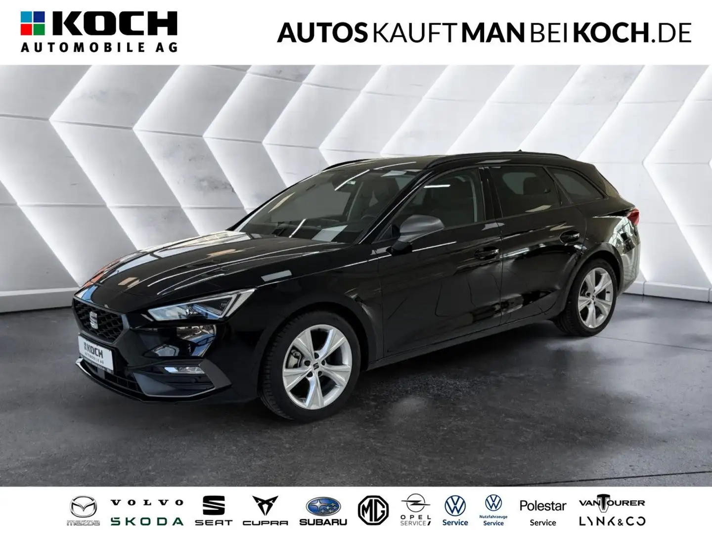 SEAT Leon ST 1.0 TSI FR !! NUR EXPORT !! Bluetooth Navi Czarny - 1