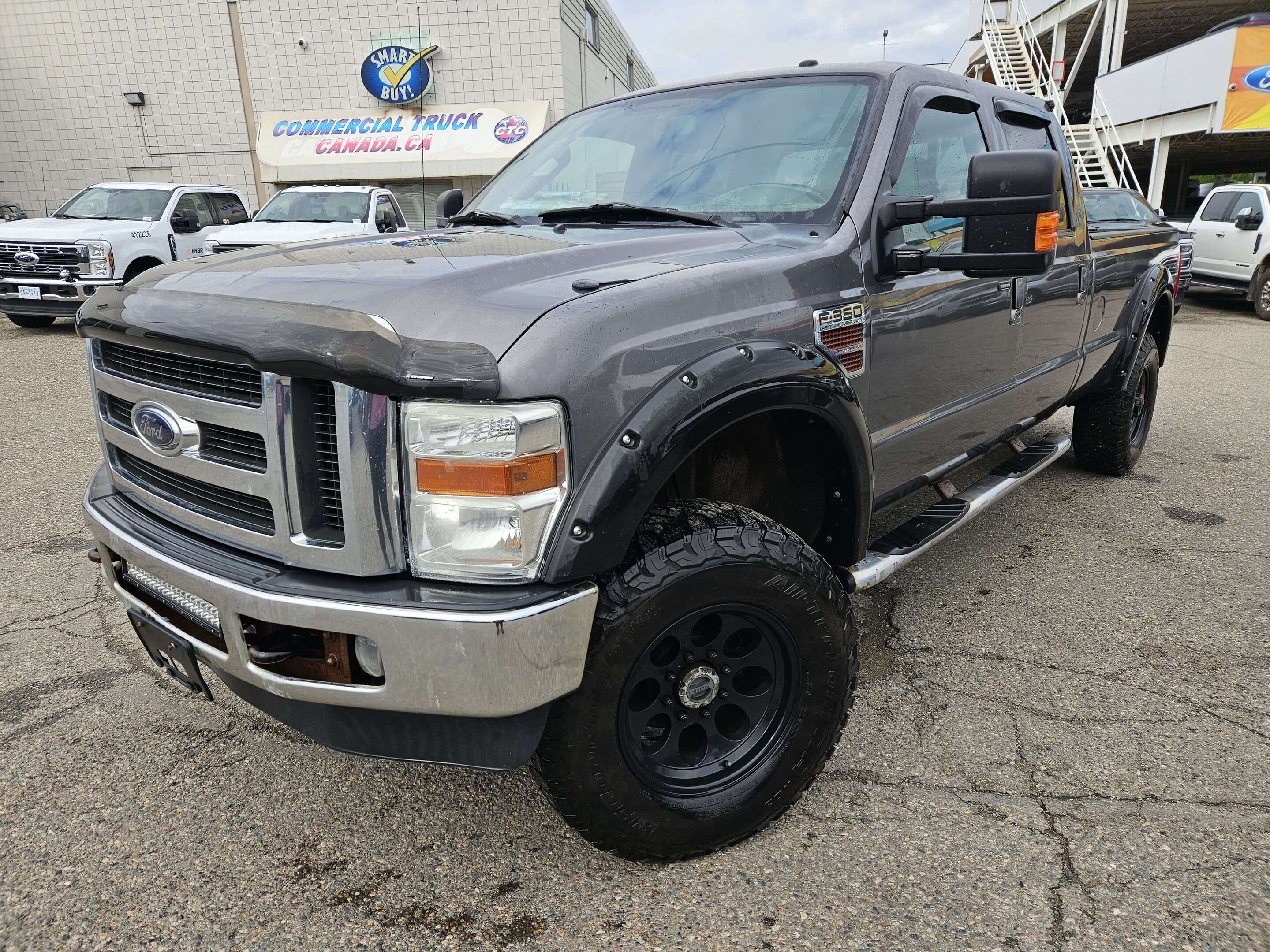 Gray 2010 Ford F-350 Super Duty Pickup Truck Four-Wheel Drive 5-Speed Automatic