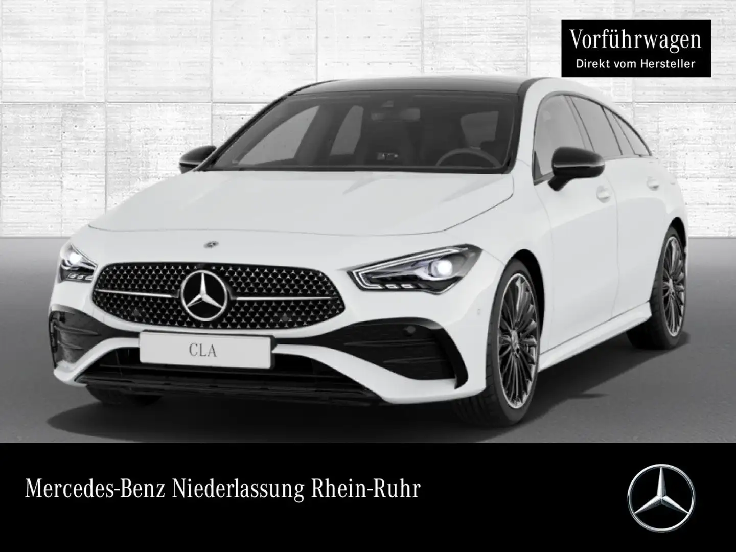 Mercedes-Benz CLA 200 d AMG+NIGHT+PANO+360°+AHK+LED+BURMESTER Weiß - 1