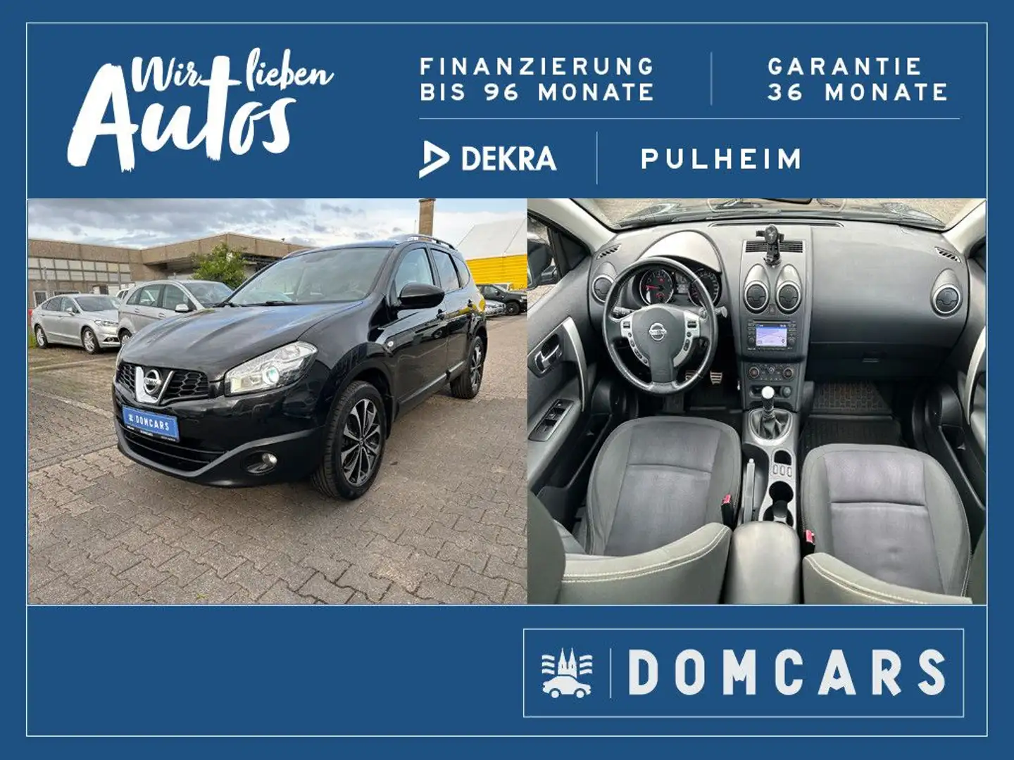 Nissan Qashqai +2 I-Way/PANO/GARANTIE/7 SITZER/KAMERA// Negro - 1