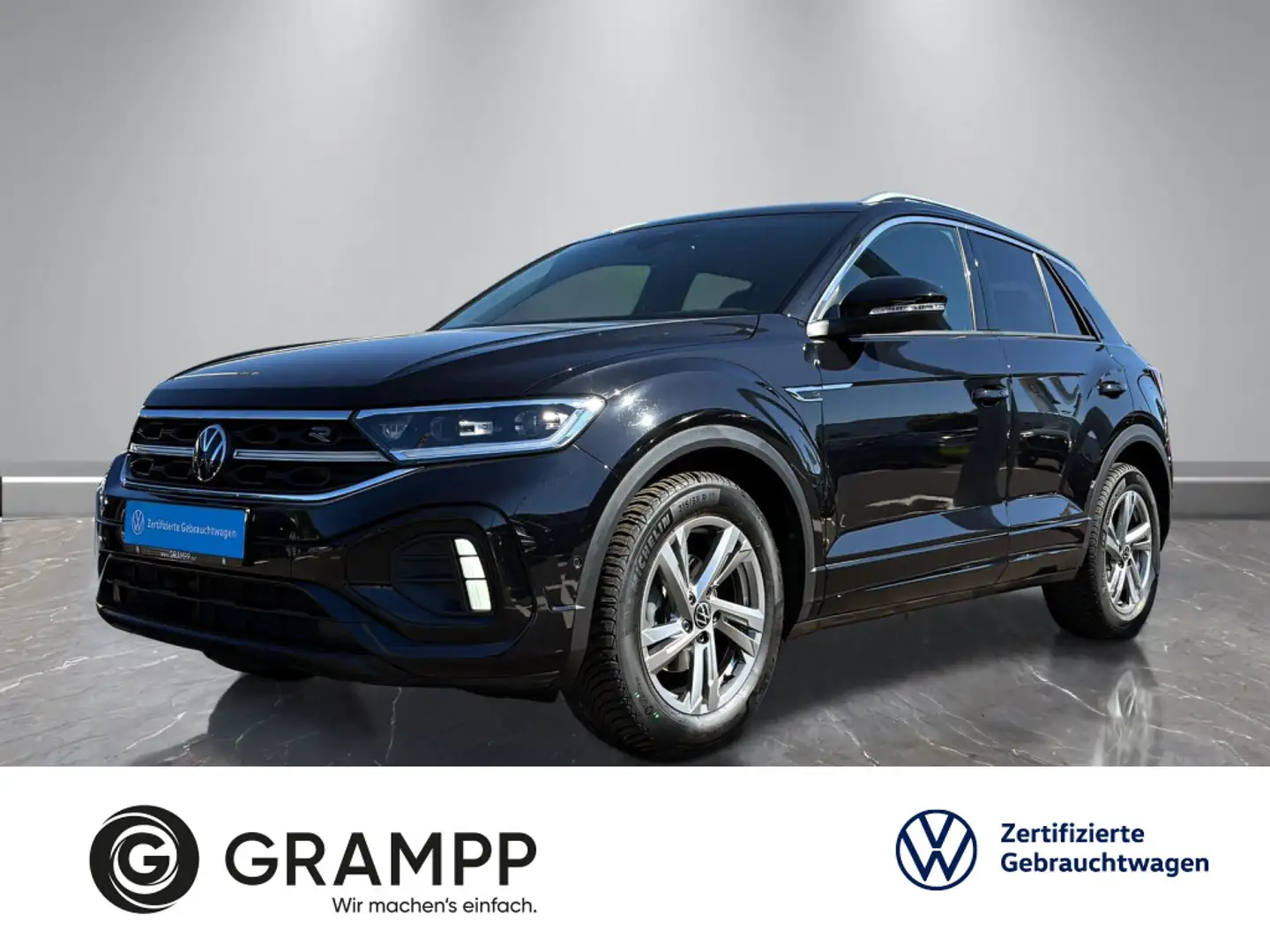 Volkswagen T-Roc T-ROC R-Line 2.0TDI +LED-MATRIX+KAMERA+ASSISTS+ Noir - 1