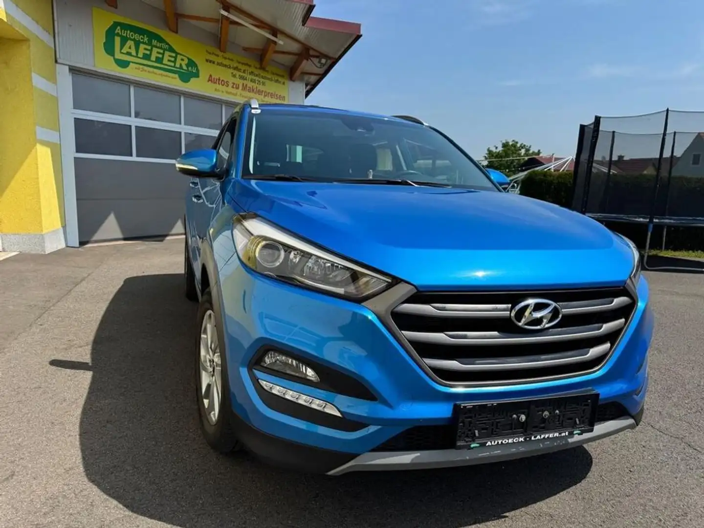 Hyundai TUCSON 1.7CRDi 2WD Automatik -1Besitz 43000km! Blau - 2