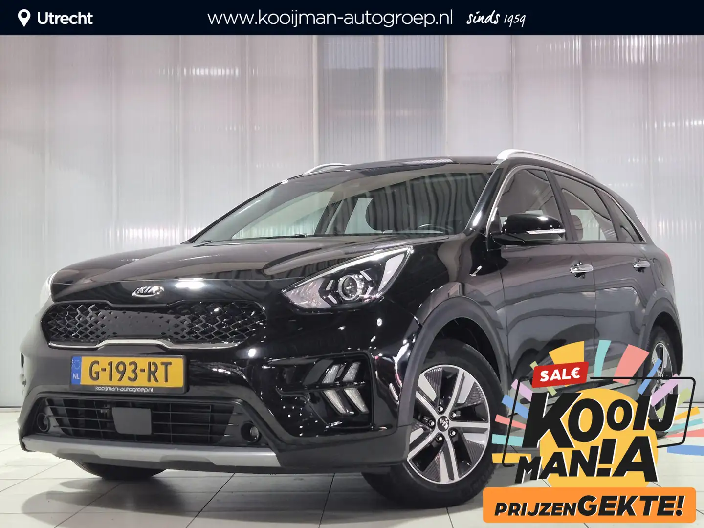 Kia Niro 1.6 GDi Hybrid DynamicLine , slechts 34.000 km, Ap Schwarz - 1