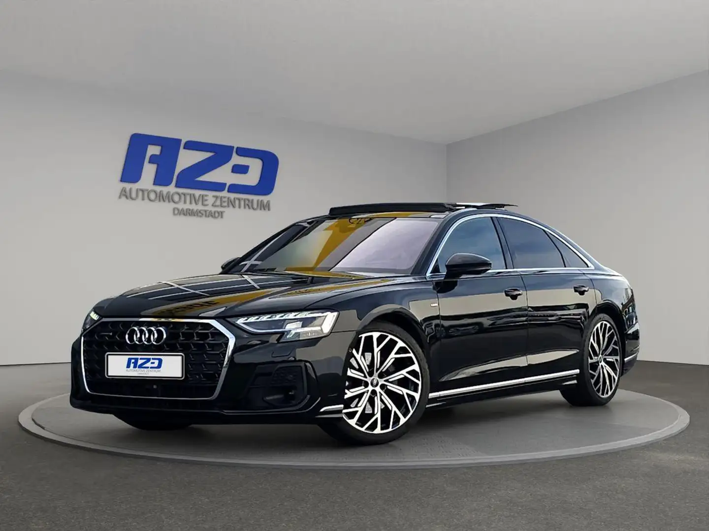 Audi A8 50 TDI qu LANG S-LINE STNDHZ B&O DACH H-UP AHK Schwarz - 1