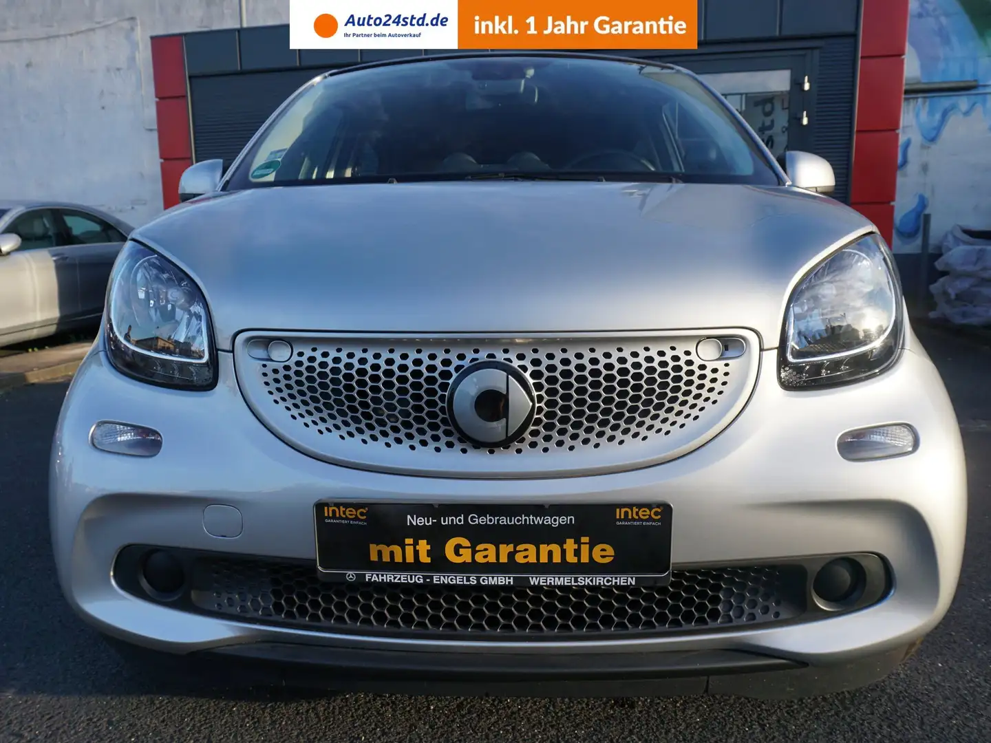 smart forFour Faltdach, Turbo, Passion, Einparkhilfe Hinten, SH Gris - 1