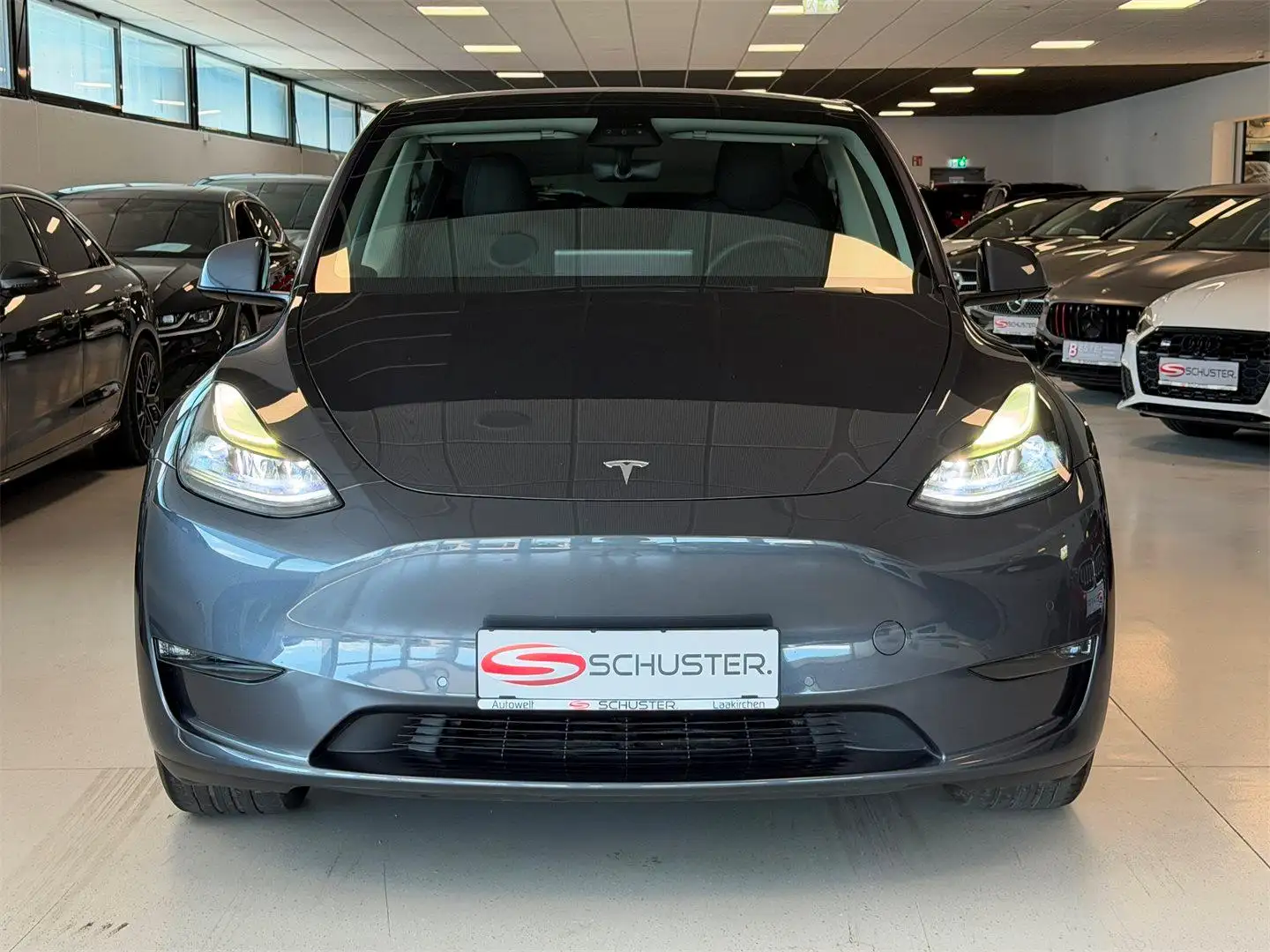 Tesla Model Y Long Range AWD 75kWh Grau - 2