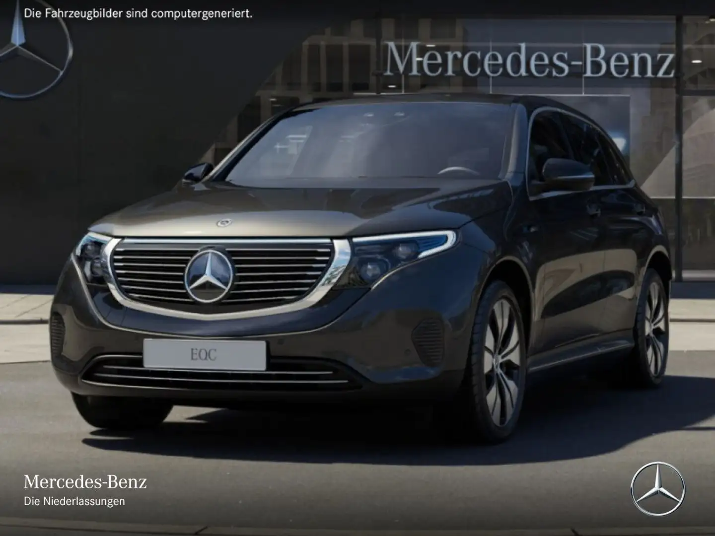 Mercedes-Benz EQC 400 4M AHK+MULTIBEAM+FAHRASS+KAMERA+KEYLESS Gris - 2