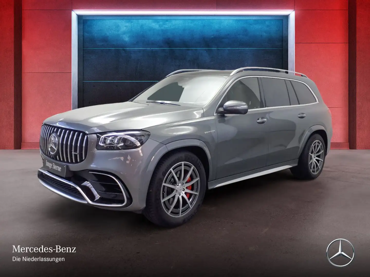 Mercedes-Benz GLS 63 AMG GLS 63 4M PANO+360+AHK+MULTIBEAM+HUD+SITZKLIMA+9G Grau - 2