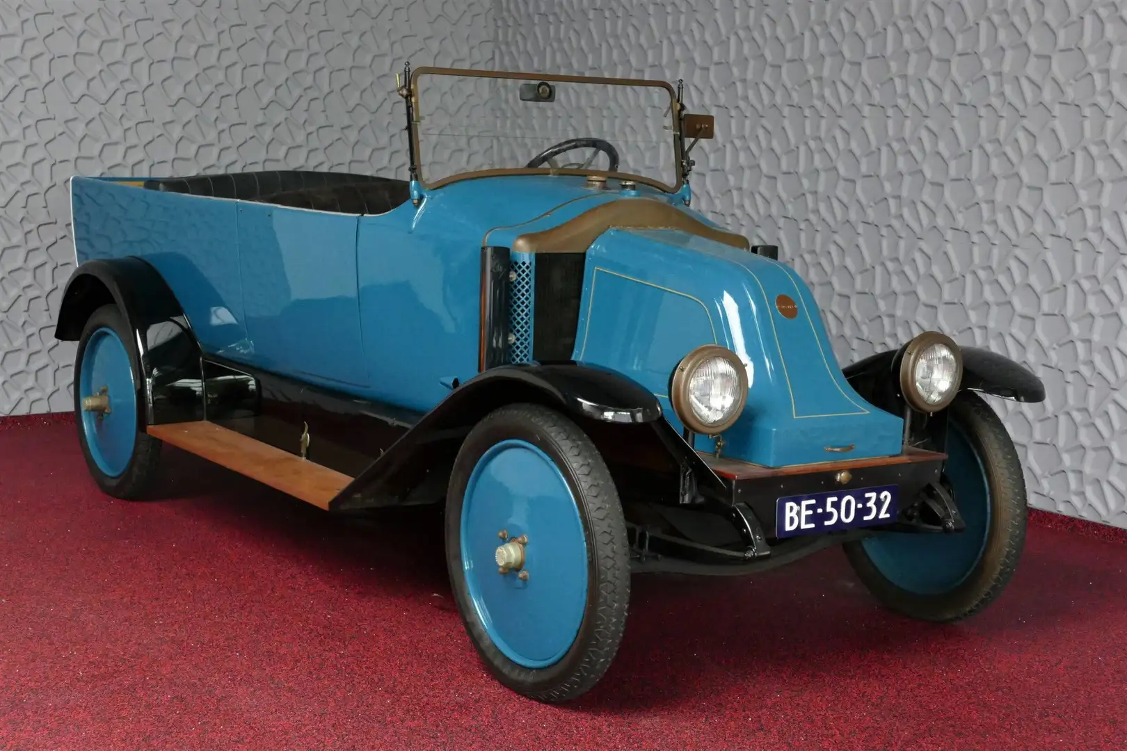 Renault II TORPEDO Commercial 1921 102 JAAR GERESTAUREERD Blauw - 2
