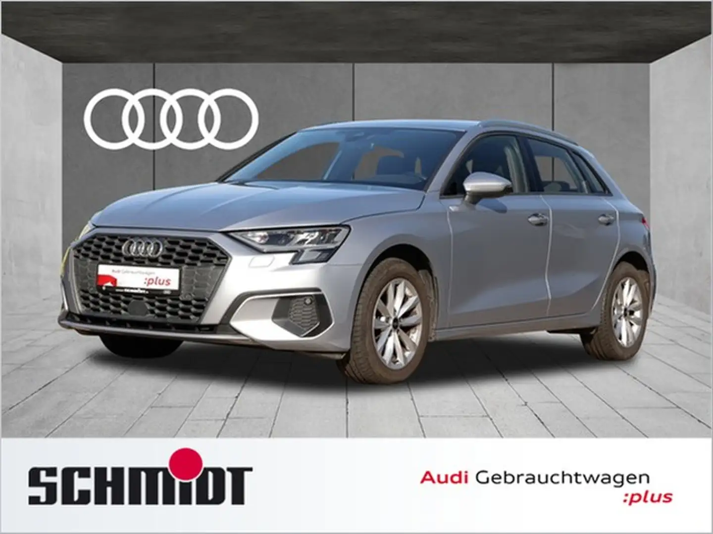 Audi A3 Sportback 30 TDI AHK Navi+ PDC GRA SHZ Silber - 1