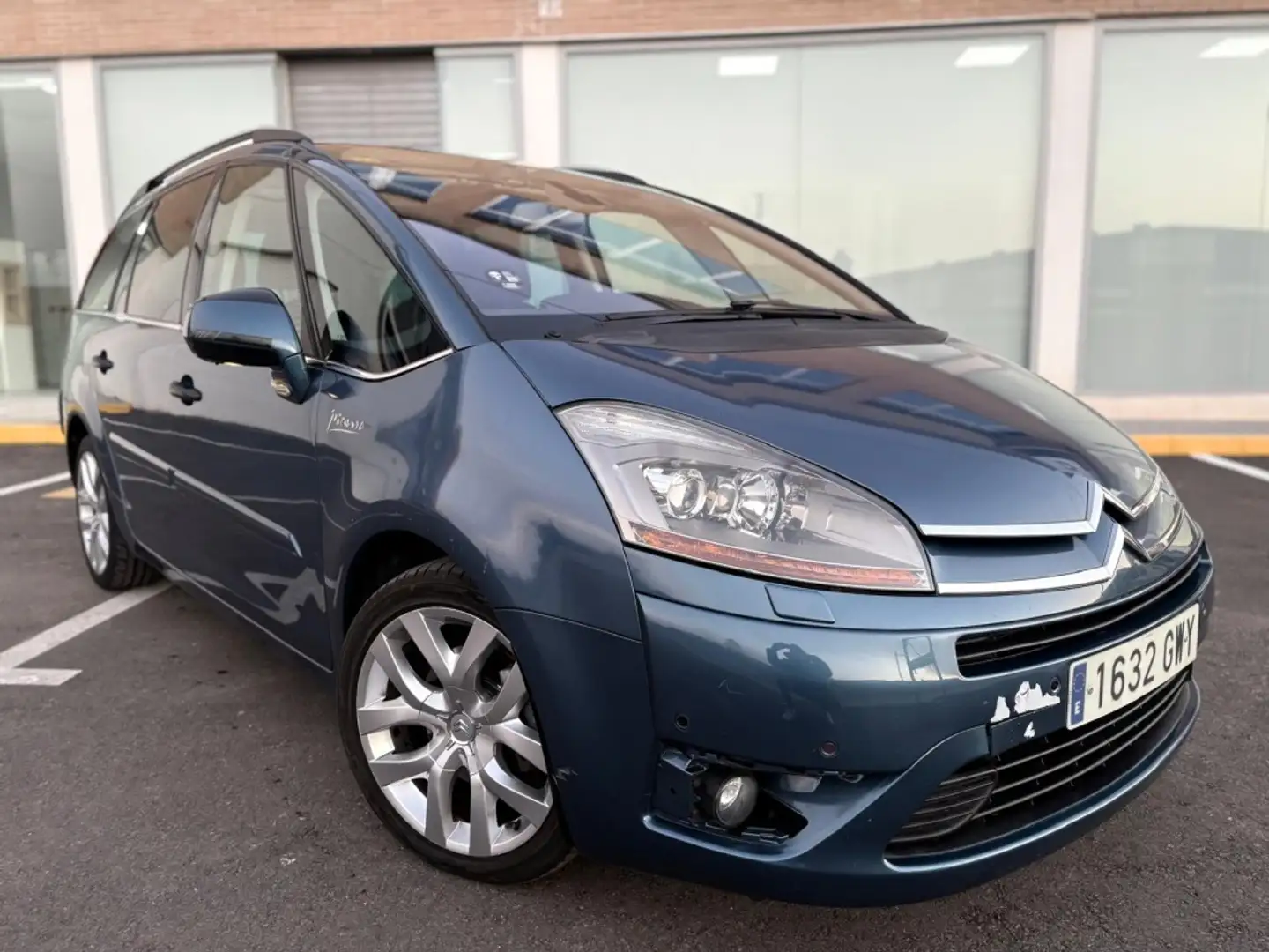 Citroen C4 Picasso 2.0HDI Exclusive CMP Blauw - 1