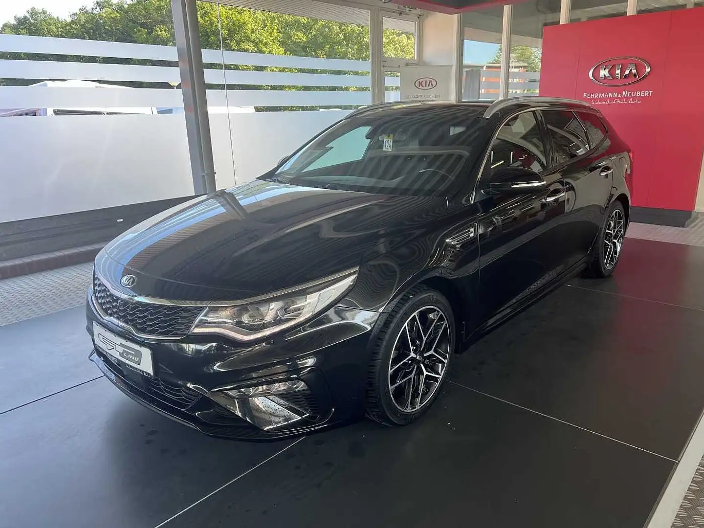 Kia Optima SW 1.6T DCT GT-LINE TECH LEDER GD Noir - 1