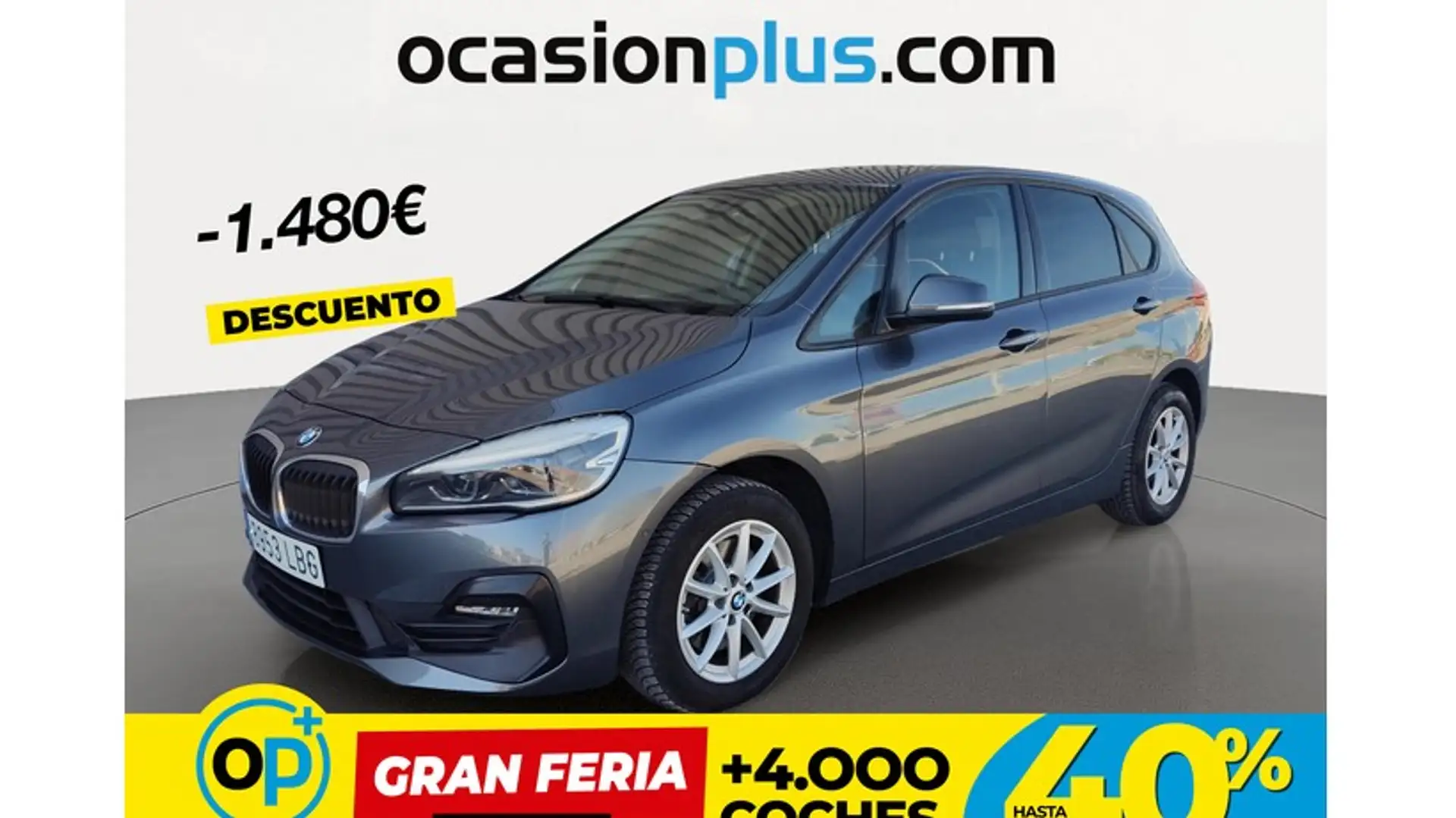 BMW 218 Active Tourer 218d Gris - 1