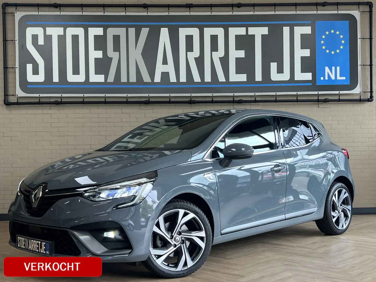 Renault Clio 1.3 TCe 130pk AUT R.S. Line | VERKOCHT! Groot Navi Grijs - 1