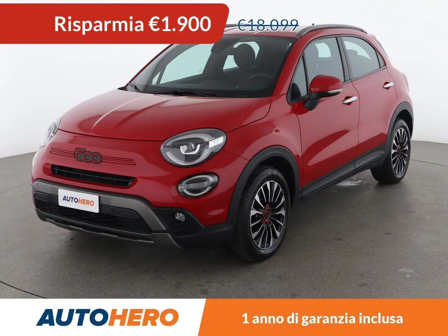 Fiat 500X 1.5 Mild-Hybrid Red MHEV Rouge - 1