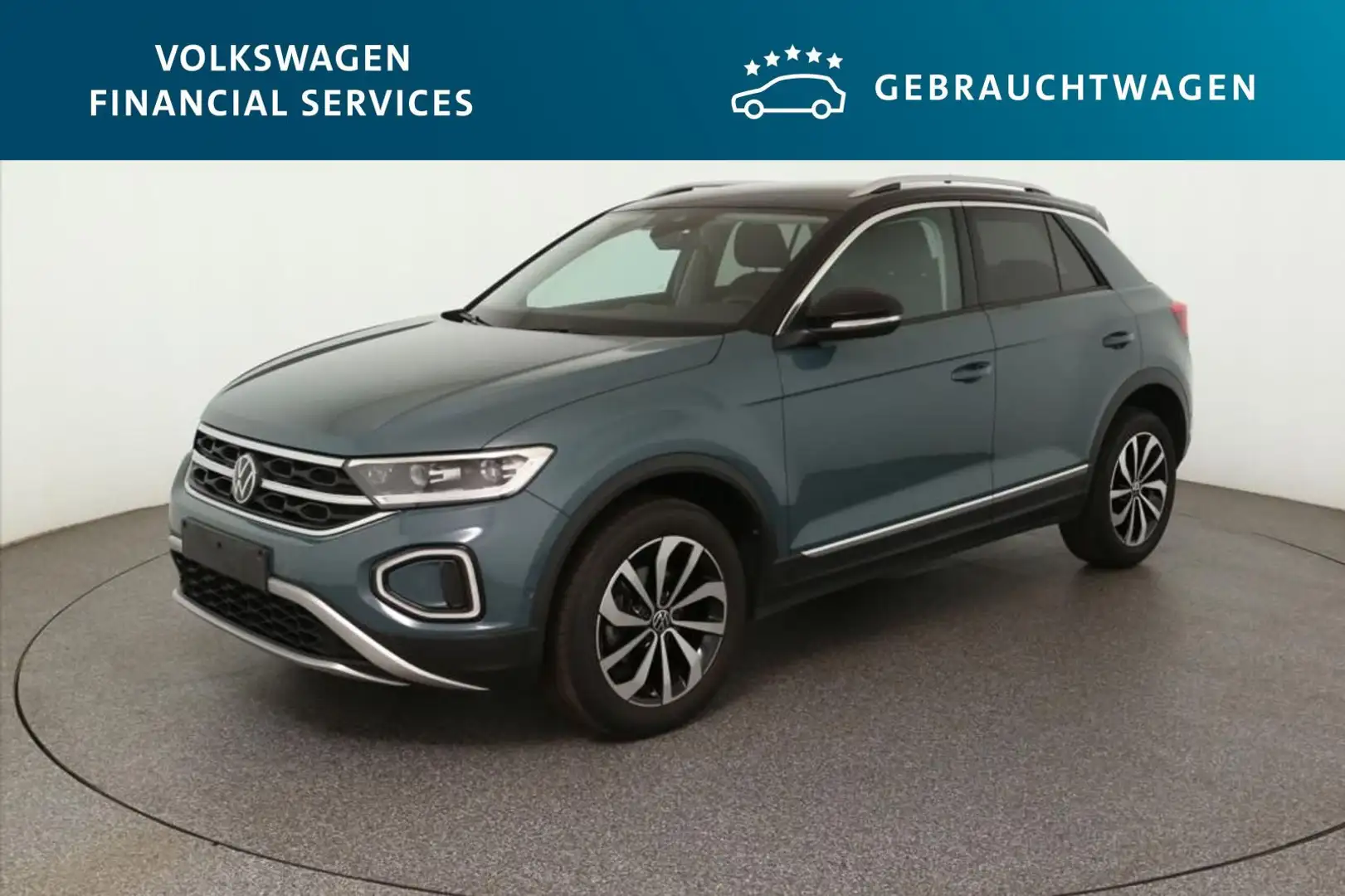 Volkswagen T-Roc Style 1.5 TSI AHK*PDC*Tempo*Klima*SH Blau - 1