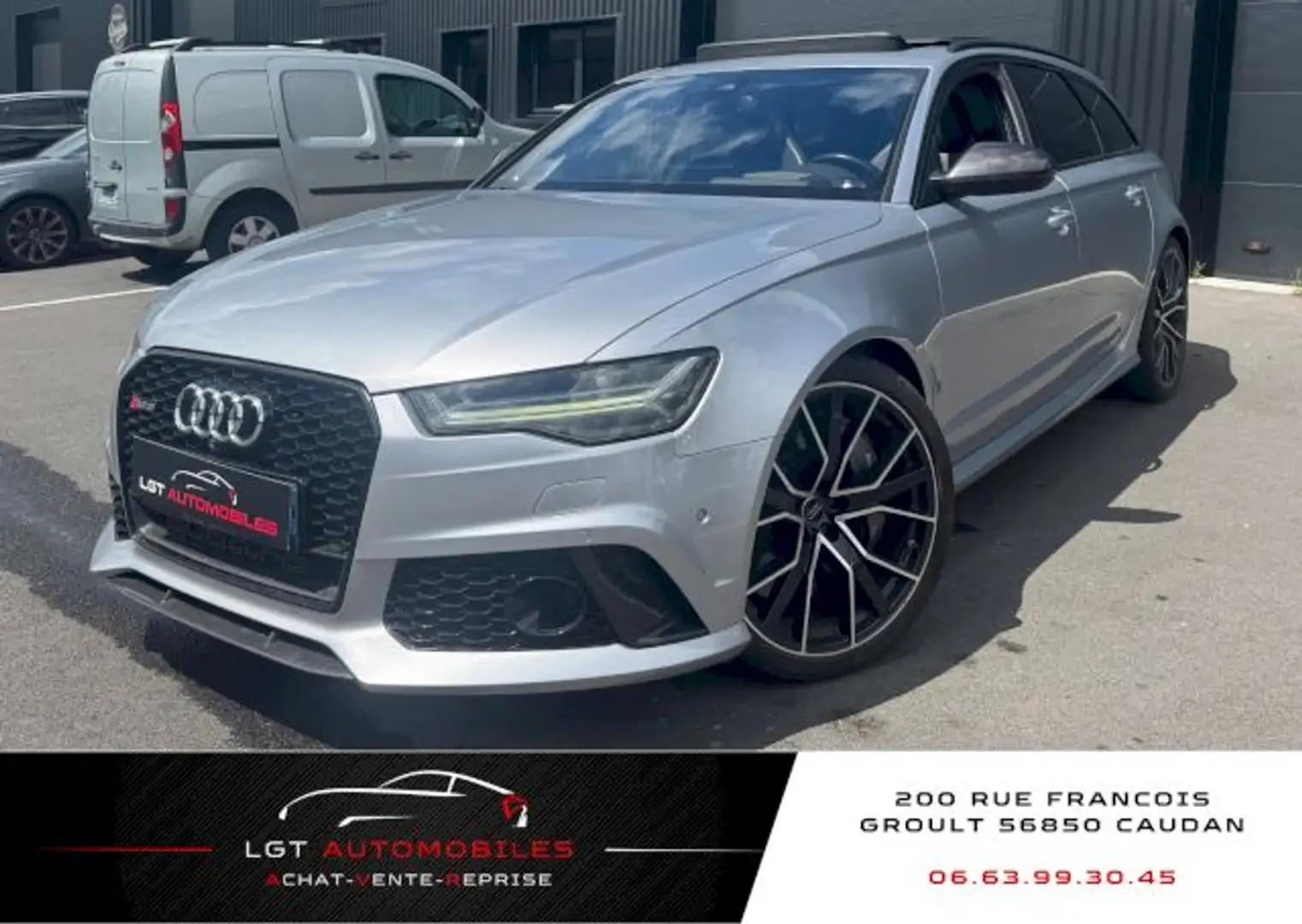 Audi RS6 Avant IV 4.0 V8 TFSI 605ch performance quattro Tiptronic Gris - 1