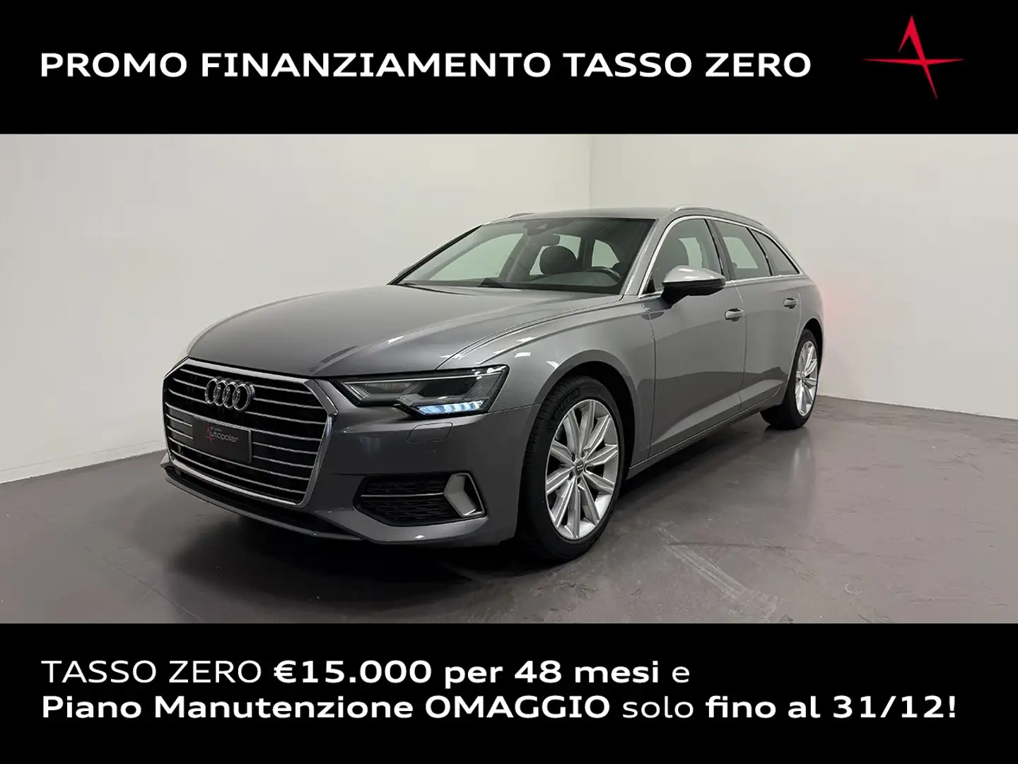 Audi A6 AVANT 40 TDI MHEV S-TRONIC BUSINESS SPORT Grijs - 1