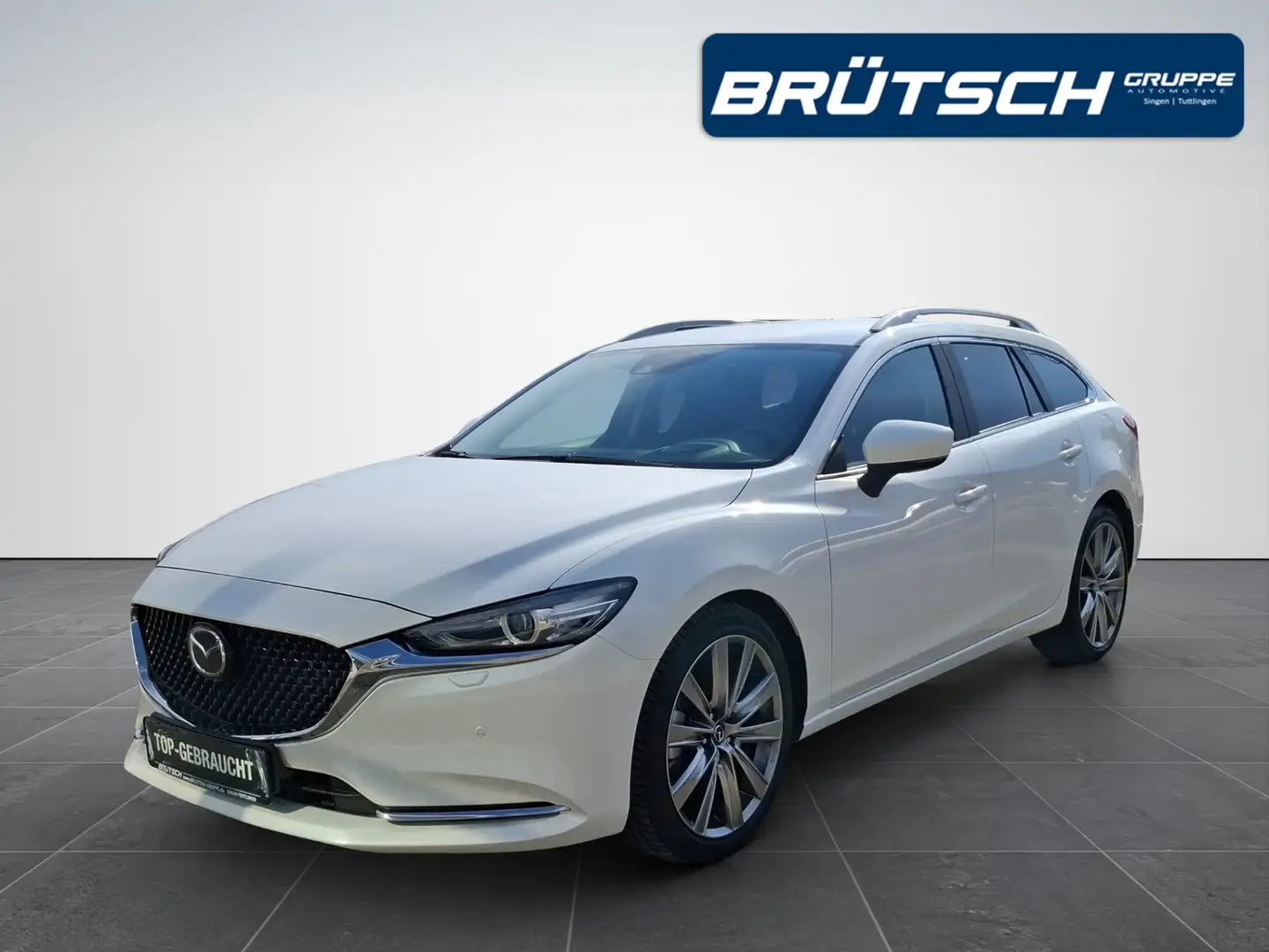 Mazda 6 6 Kombi 2.0 Exclusive-Line KLIMA / NAVI / LED / SI Blanc - 1