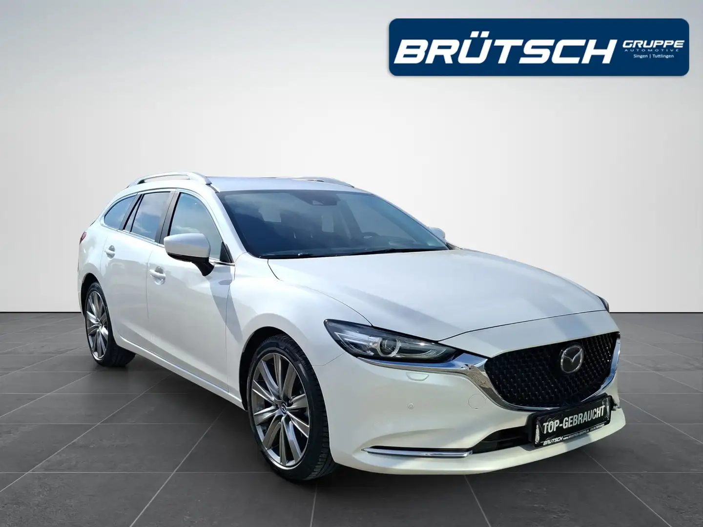 Mazda 6 6 Kombi 2.0 Exclusive-Line KLIMA / NAVI / LED / SI Blanc - 2