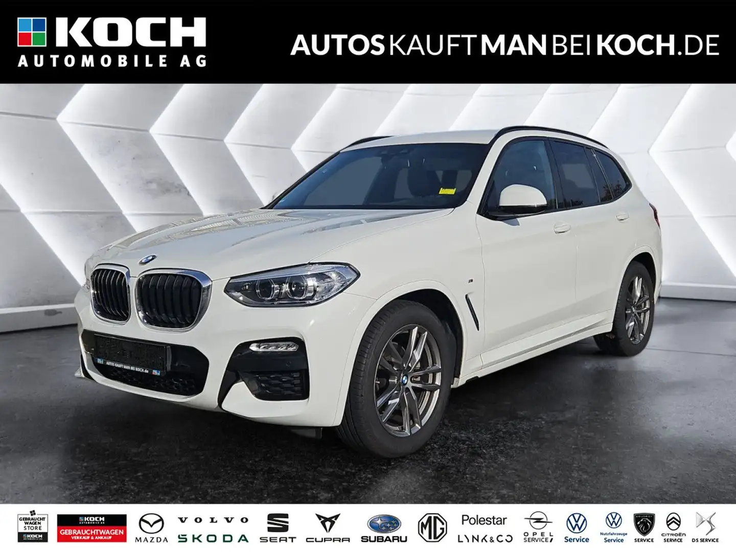BMW X3 xDrive20i M Sport PAKET LEDER NAVI LED SHZ el.H Weiß - 1
