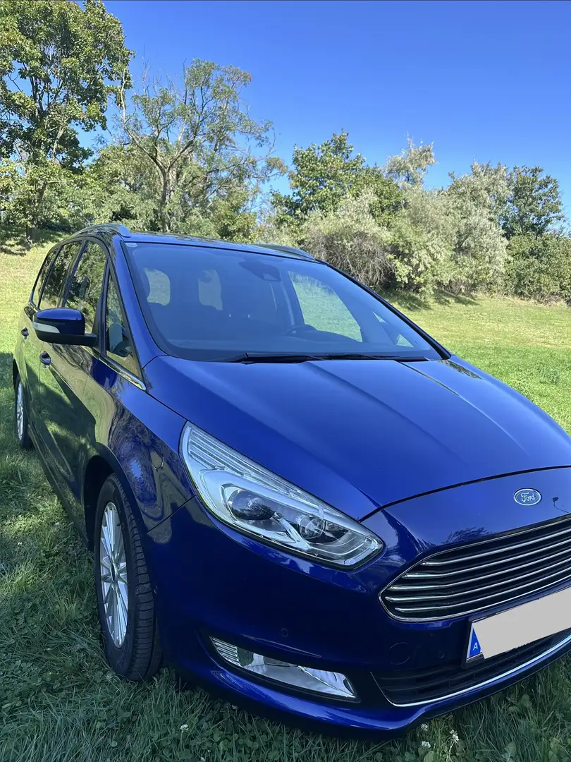 Ford Galaxy 2.0 TDCi Titanium 7 Sitzer Blau - 1
