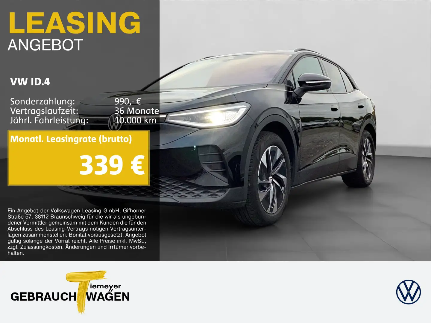 Volkswagen ID.4 PRO 286PS LM19 SITZH NAVI WÄRMEPUMPE Nero - 1