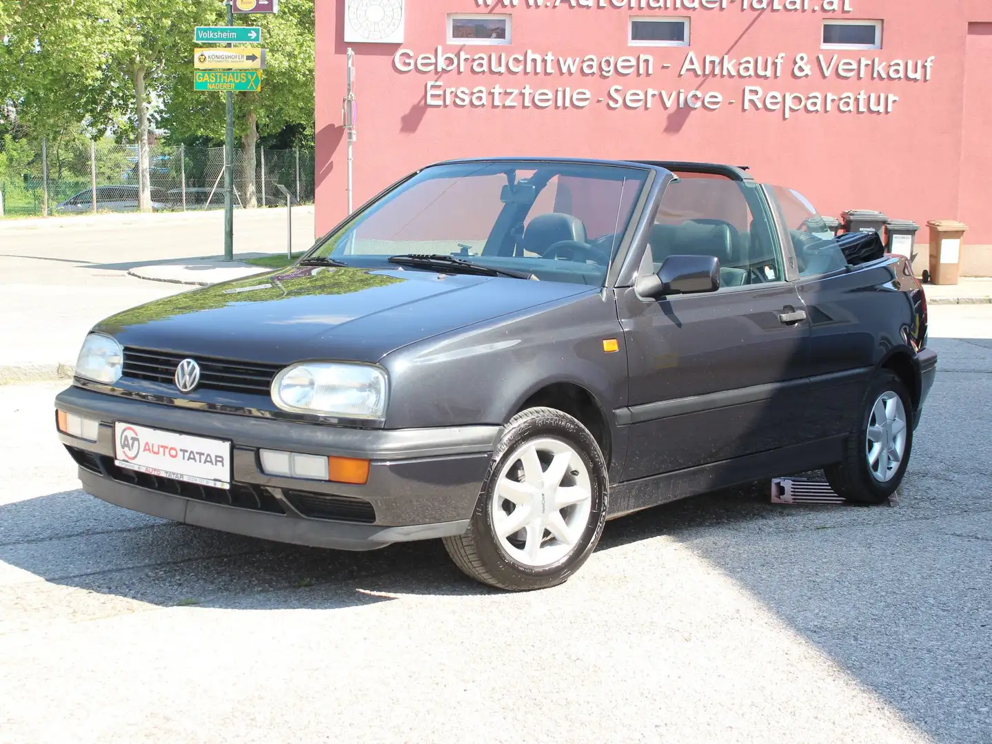 Volkswagen Golf Cabriolet Rabbit Cabrio el. Verdeck|RARITÄT|121.600 km Black - 1