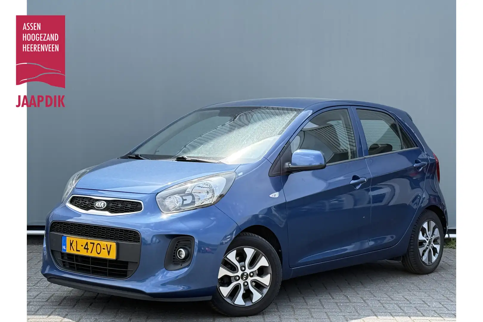 Kia Picanto BWJ 2017 1.0 66 PK CVVT EconomyPlusLine CAMERA / A Blauw - 1