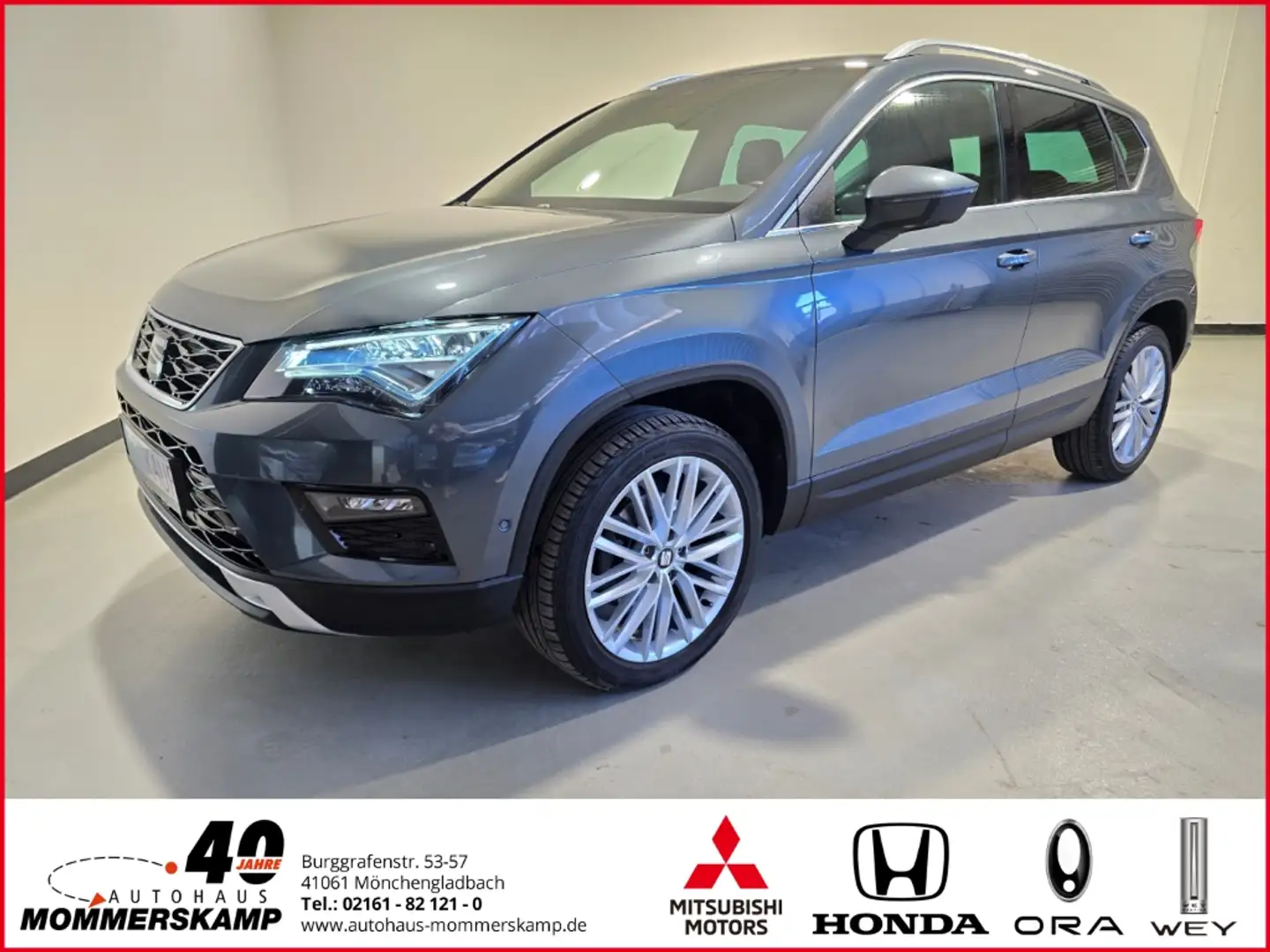 SEAT Ateca Xcellence 1.5 TSI ACT+Rückfahrkam.+PDCv+h+Klimaaut Zilver - 1