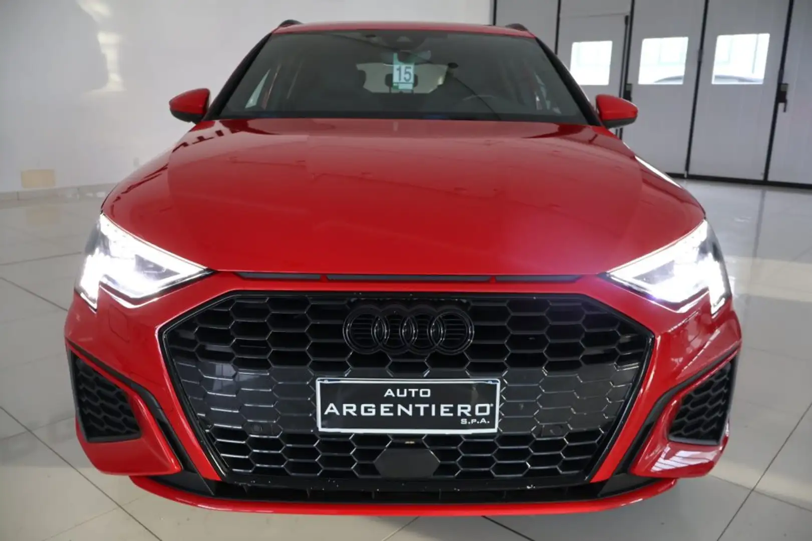 Audi A3 SPB 35 TFSI S tronic S line edition IBRIDO MHEV Rosso - 2
