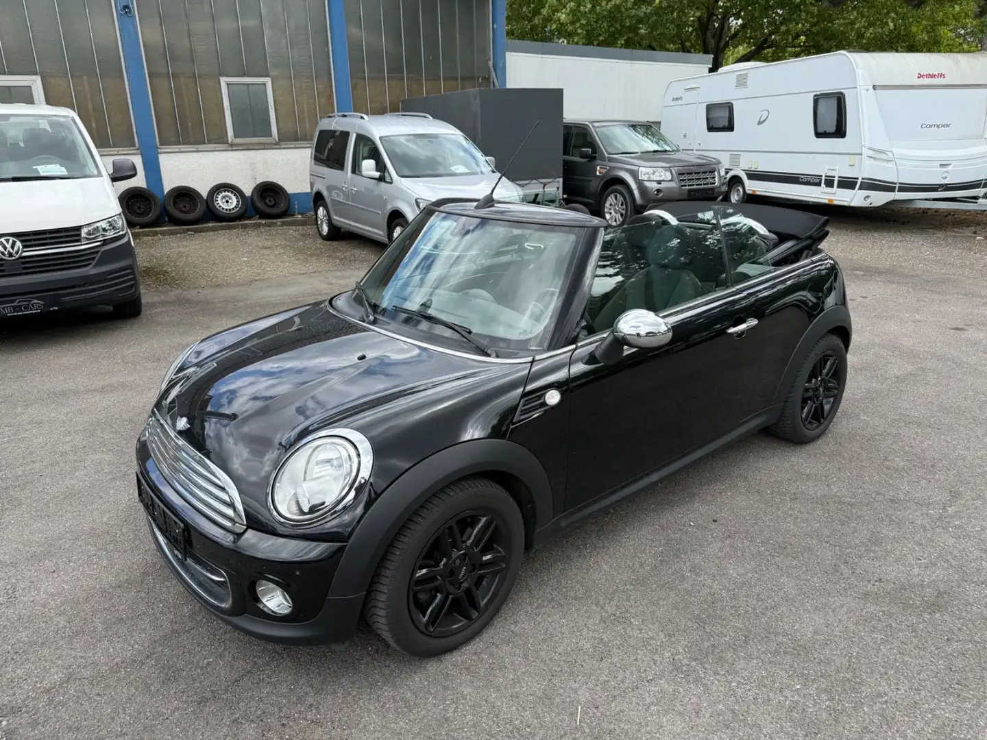 MINI One Cabrio *PDC*ALU*EL-VERDECK* Noir - 1