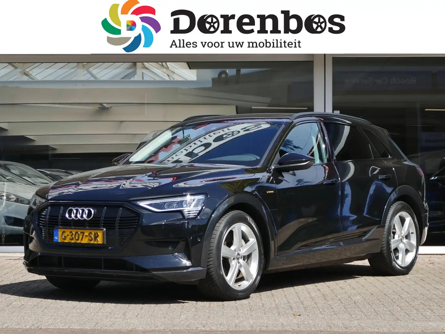 Audi e-tron 55 quattro advanced 95 kWh | panoramadak | leer | Negro - 1