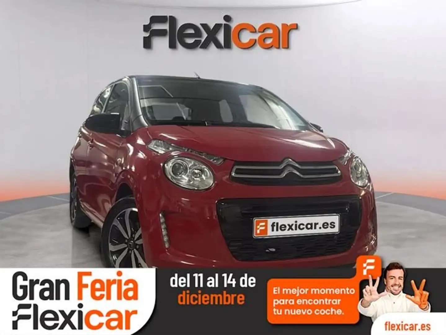 Citroen C1 1.0 VTi Airscape Shine 72 Rojo - 1