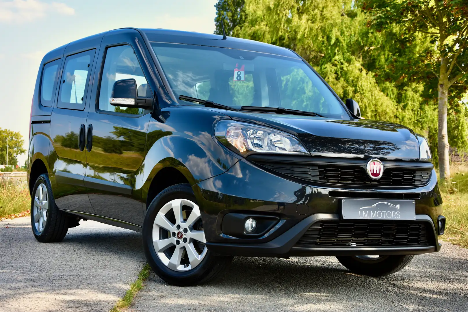Fiat Doblo 1.4i **5 PLAATSEN** BENZINE ** NAVI ** CAMERA Blanc - 1