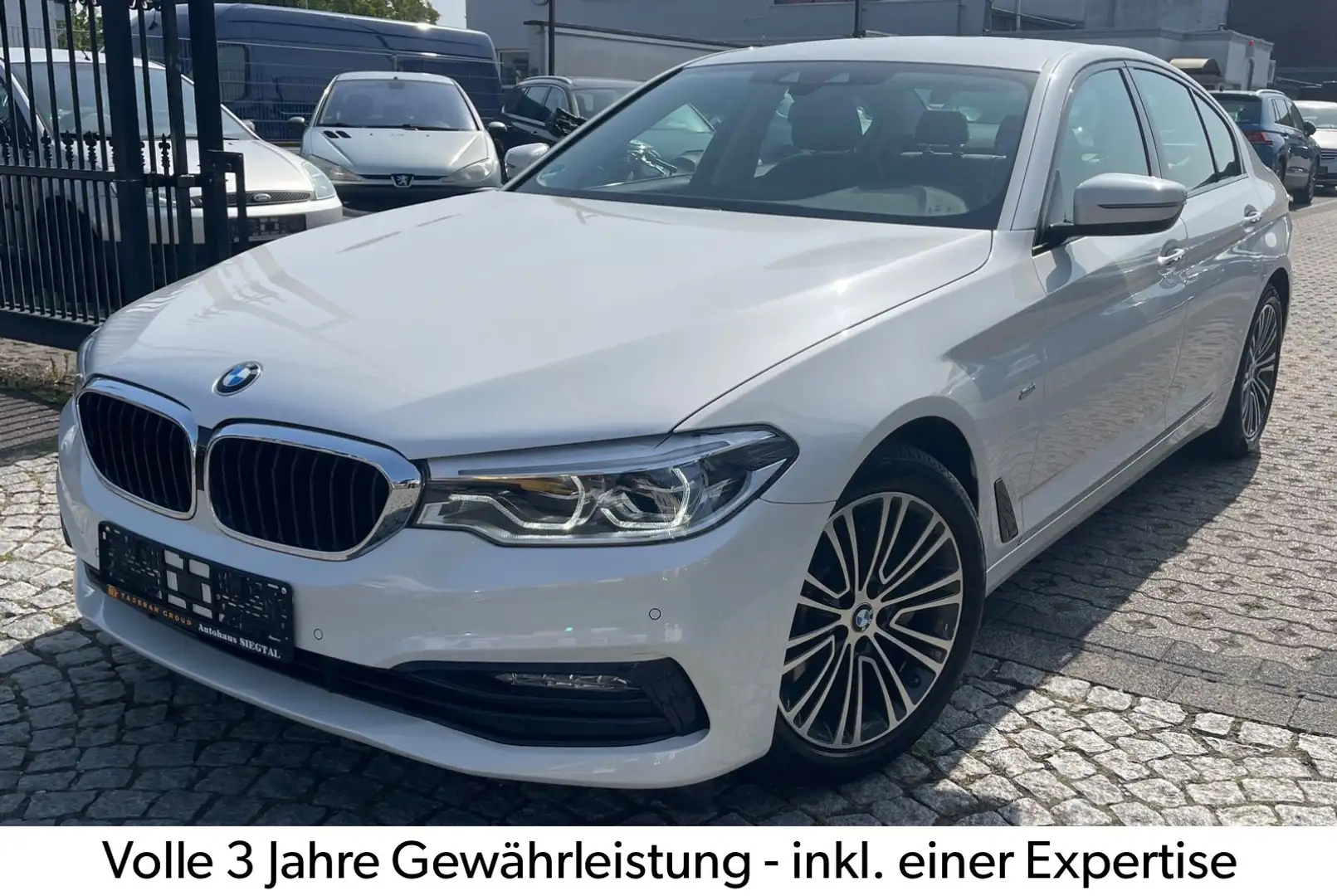 BMW 525 d *SPORT-LINE*NAVI-AUTOMA-LEDER-AMBIENTE-2HD- Weiß - 1