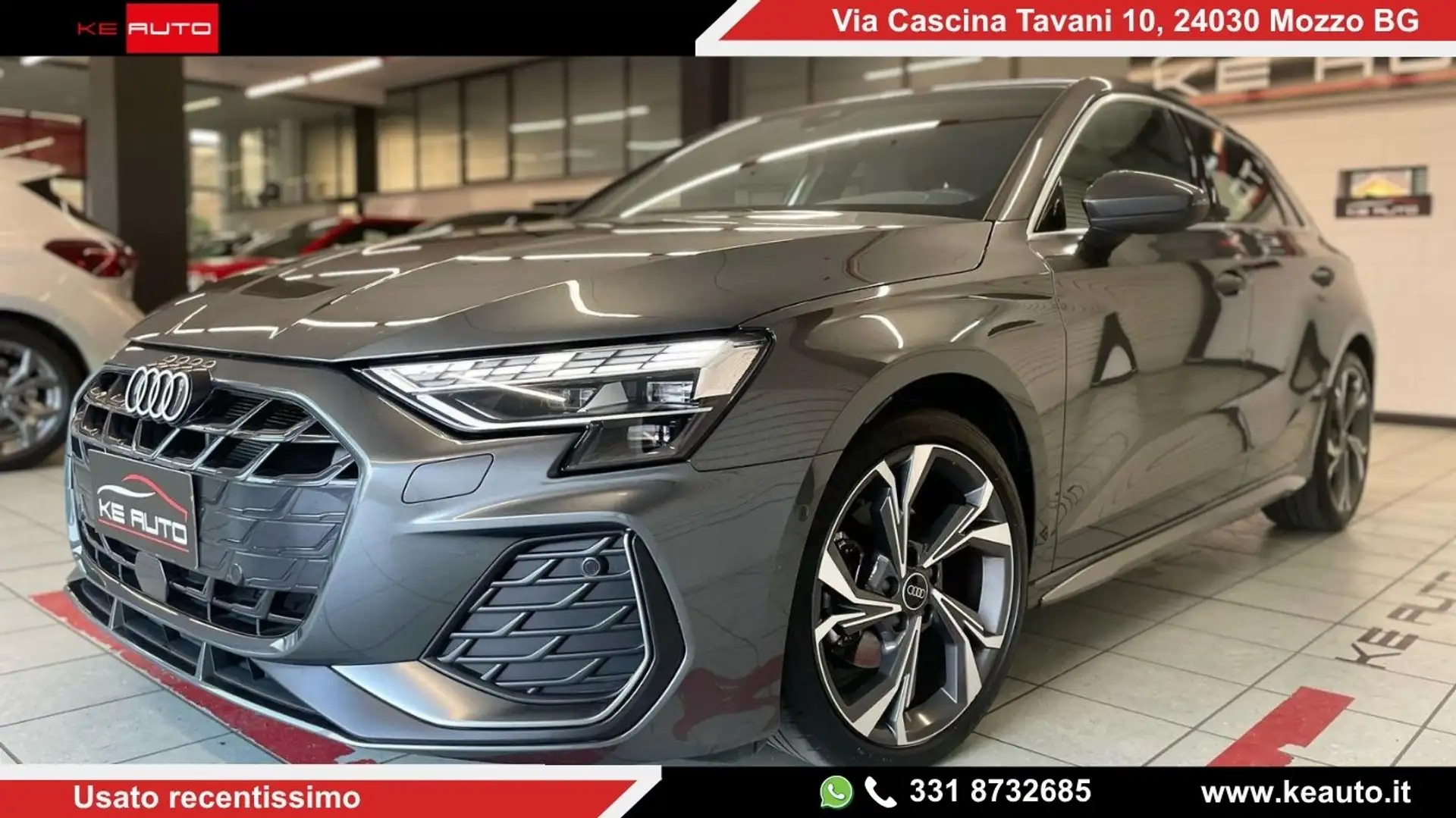 Audi A3 Sportback 35 2.0 tdi S line edition s-tronic Grigio - 1