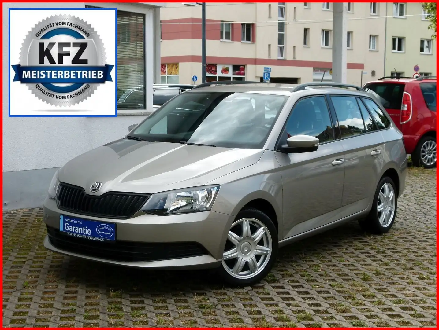 Skoda Fabia Combi TSI 1.Hand SHz. AHK TÜV NEU GARANTIE Beige - 1