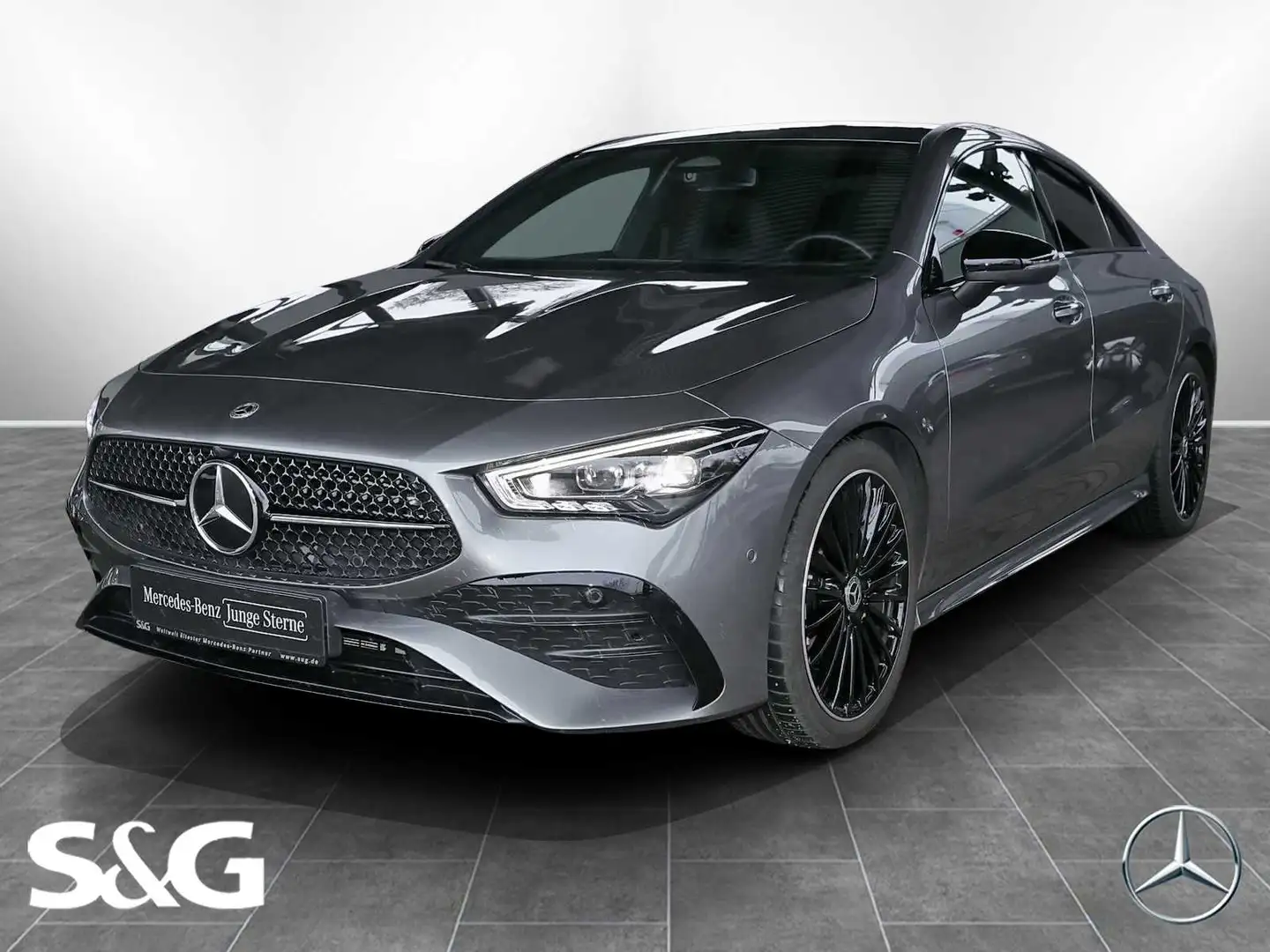 Mercedes-Benz CLA 200 Coupé AMG 19 ZOLL+MULTIBEAM+NIGHT PAKET Gris - 1