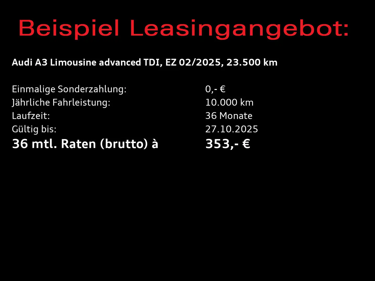 Audi A3 advanced 35TDI S-tronic / Navi, RFK Schwarz - 2