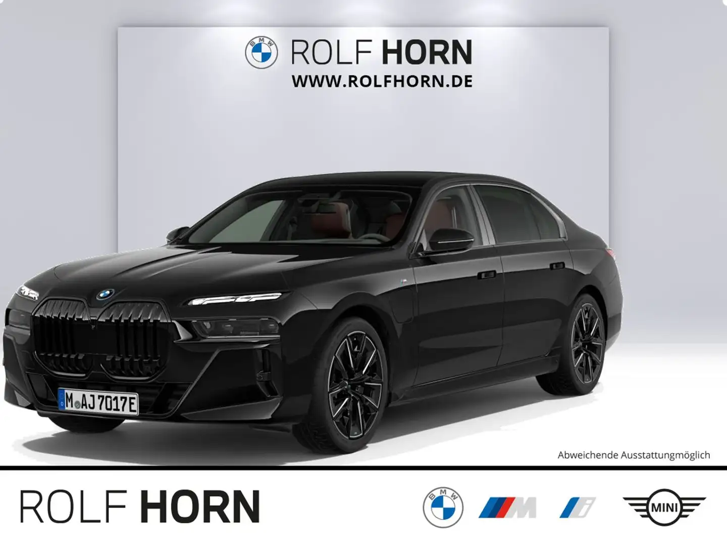 BMW 725 750e xDrive M Sportpaket B&W Sky Lounge 360° 21" Schwarz - 1