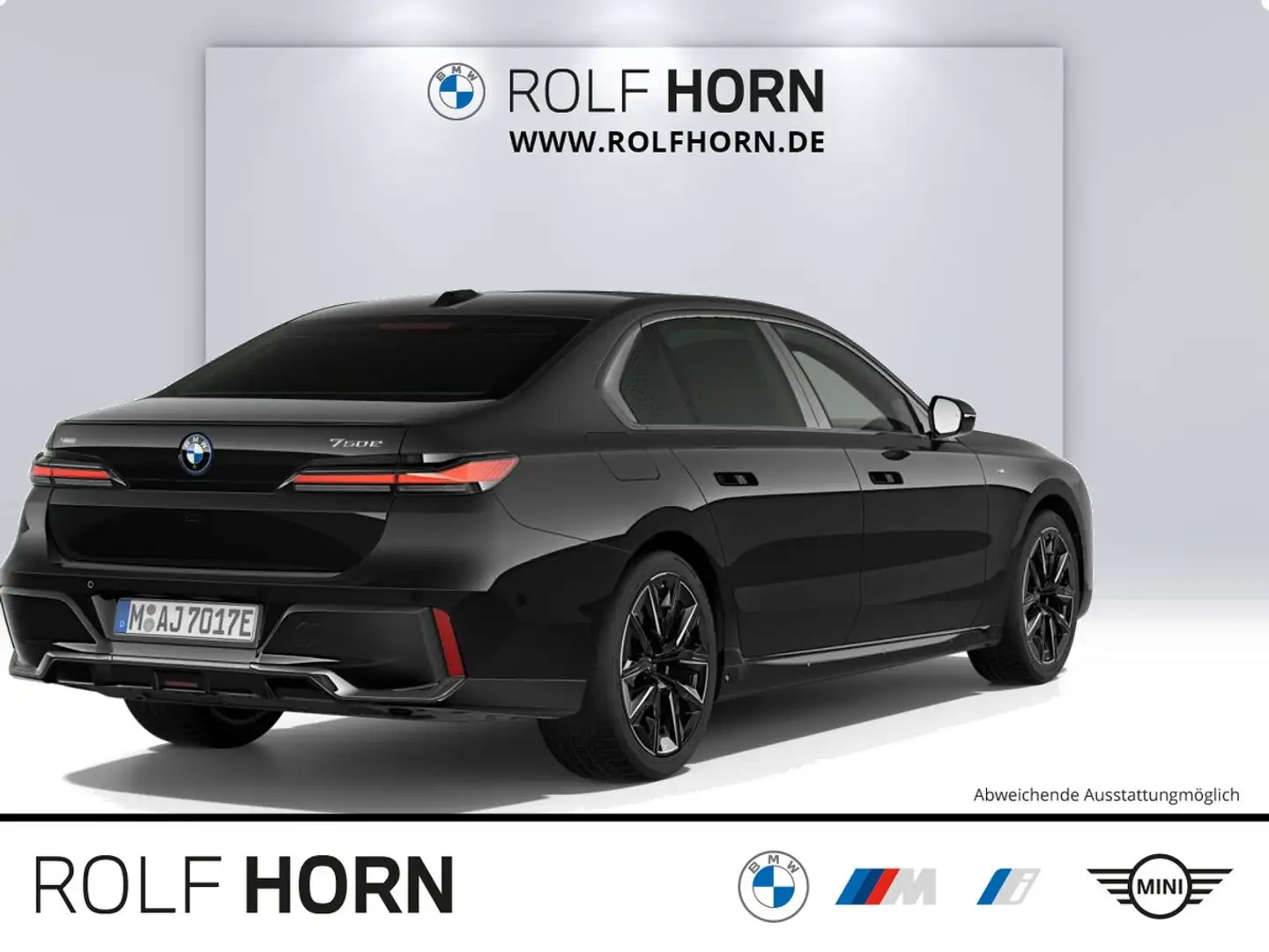 BMW 725 750e xDrive M Sportpaket B&W Sky Lounge 360° 21" Schwarz - 2