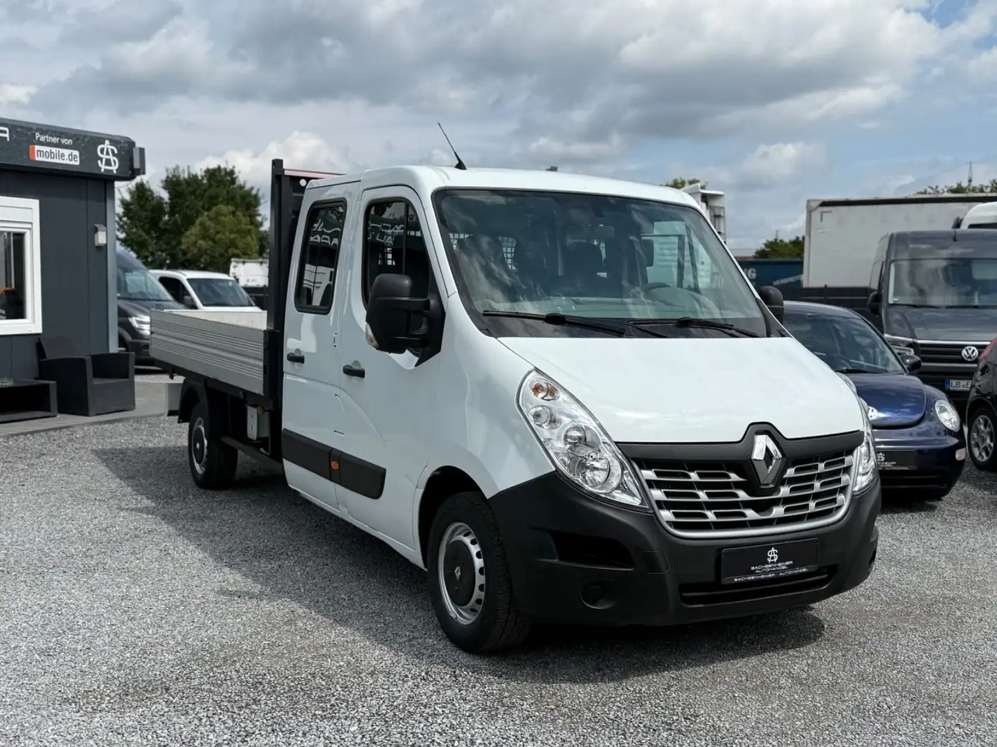 Renault Master III DoKa Pritsche/Fahrgest. L3H1 3,5t Weiß - 1