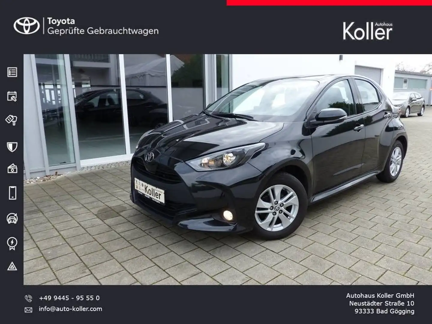 Toyota Yaris 1.5 VVT-iE Klima Kamera CarPlay SHZ NS Alu Schwarz - 1