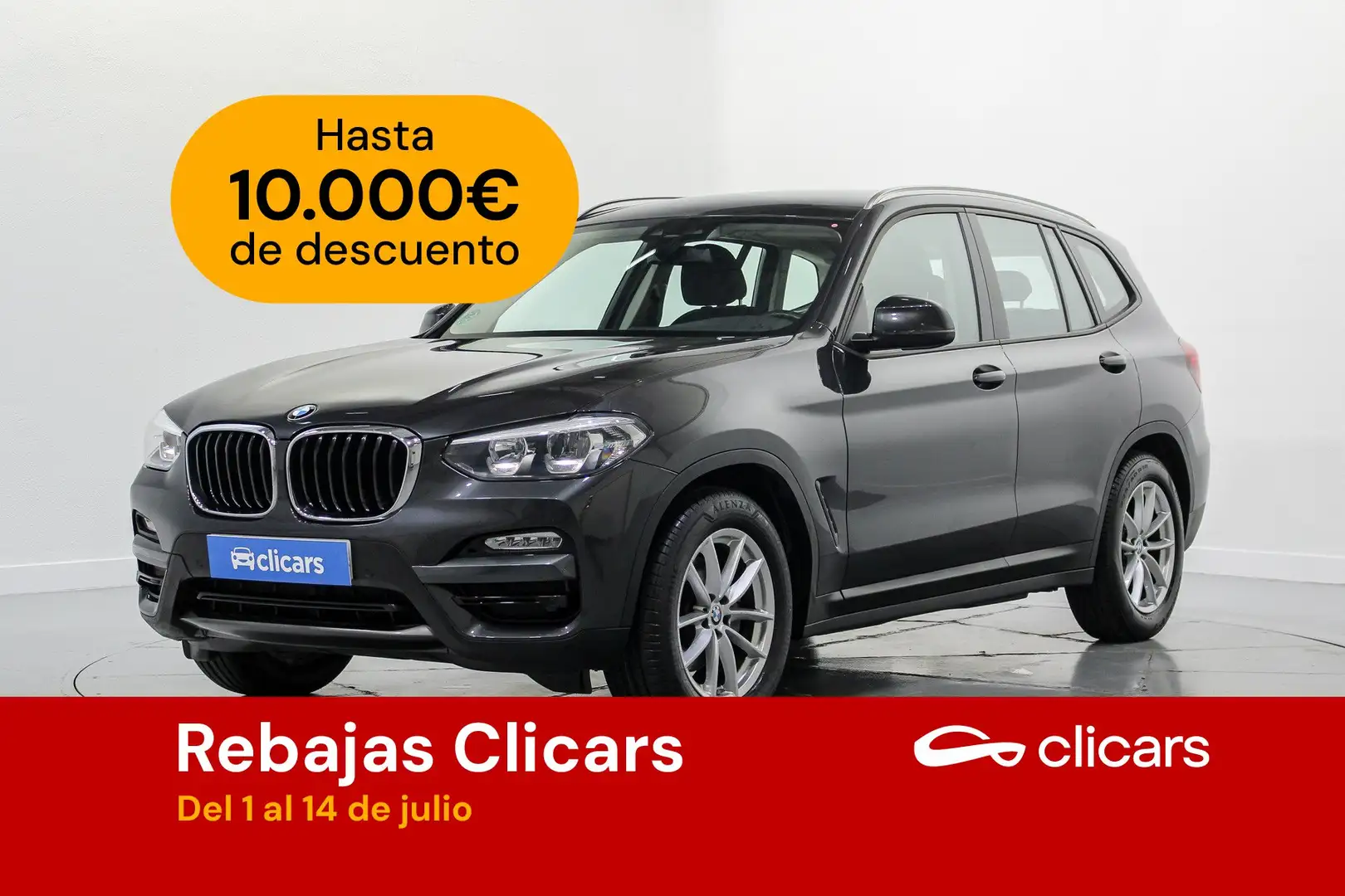 BMW X3 xDrive 20dA Business Gris - 1