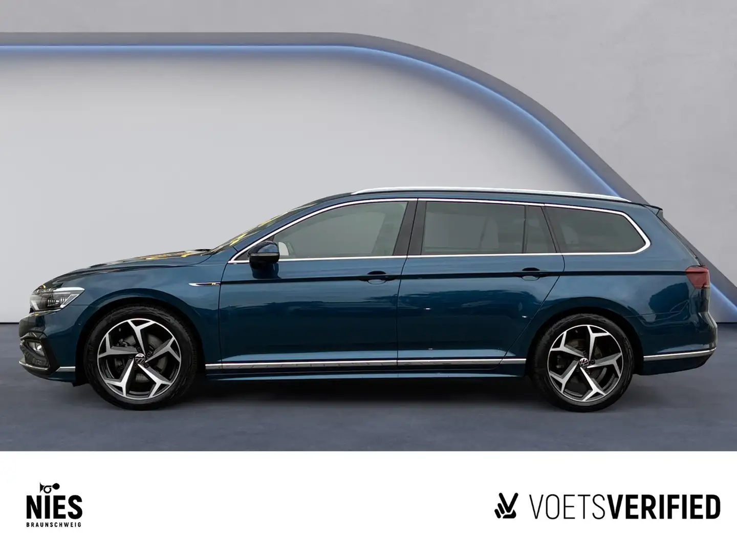 Volkswagen Passat Variant Business 2.0 TDI DSG AHK+LED+NAVI Bleu - 2