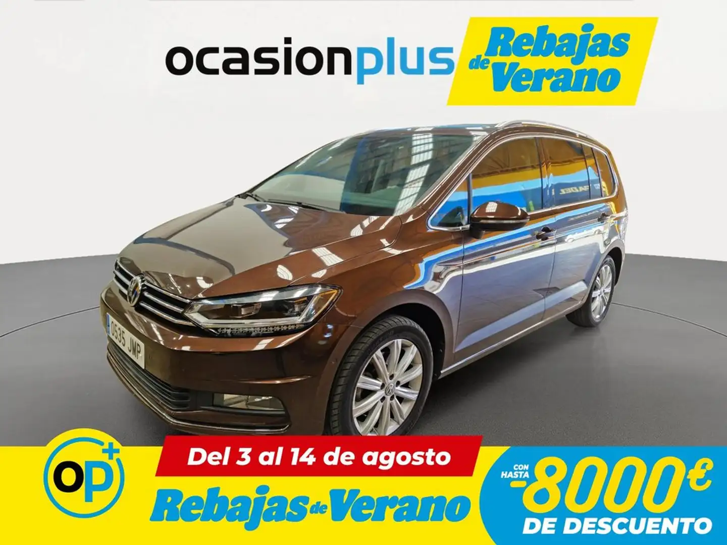 Volkswagen Touran 1.6TDI CR BMT Sport DSG 81kW Marrón - 1